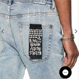 Ksubi Chitch Pure Dynamite Mens Button Up Fly Light Wash Jeans Size 32